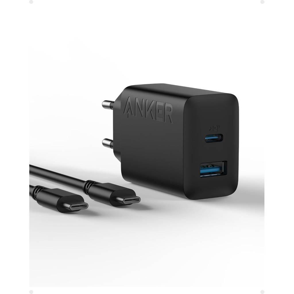 [Prime] Anker 20 W USB-C Ladegerät mit 150 cm USB-C Kabel – Schnelllade-Netzteil