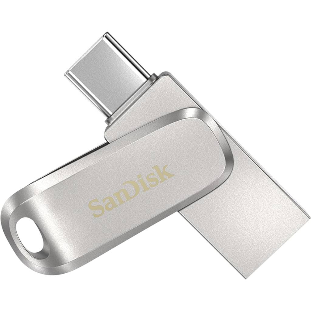 SanDisk Ultra Dual Drive Luxe 512 GB – USB-C & USB-A Speicher-Stick (400 MB/s, USB 3.2)