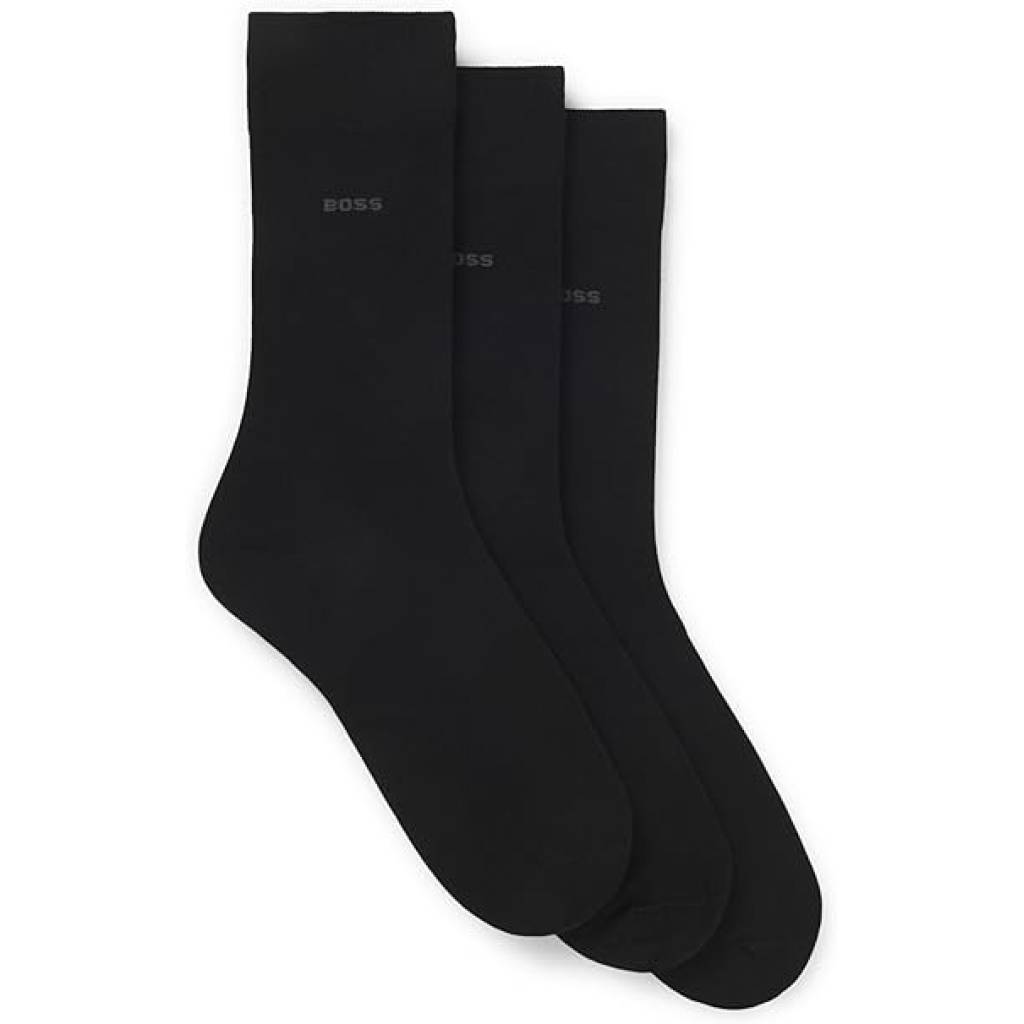 [Prime] BOSS Herren 3-Paar Regular Socks – klassische Herrensocken