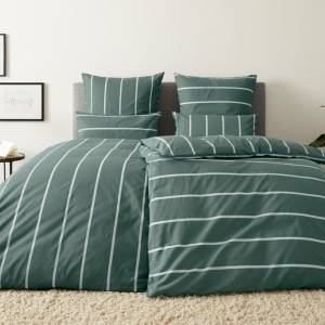 Wendebettwäsche Miette – 2-teiliges Renforcé-Bettwäsche-Set (ab 135 × 200 cm), modernes Streifen-Design (OTTO UP)