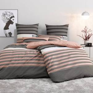[OTTO UP] H.I.S Bettwäsche Majoran Linon – 100% Baumwolle – 240x220 + 80x80