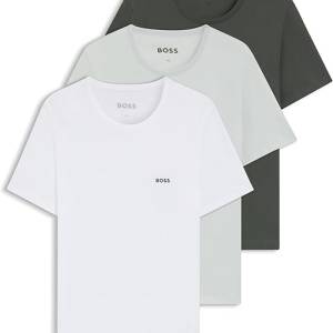 [Prime] BOSS Herren 3-Pack T-Shirts – Basic-Crew-Neck Shirts im Multipack