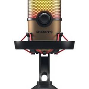 CHERRY UM 9.0 PRO USB-Mikrofon – RGB-Gaming-&-Streaming-Microphone (Schwarz)