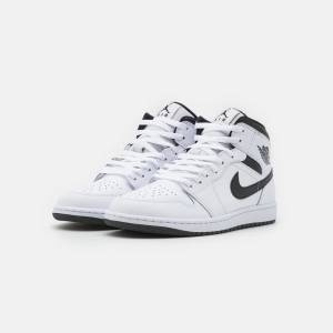Nike Air Jordan 1 Mid Unisex – weiße Sneaker im klassischen Look