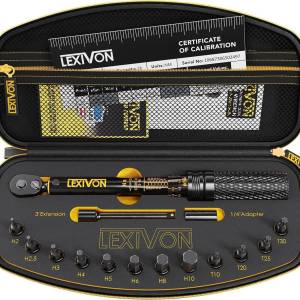 Drehmomentschlüssel 1/4″ mit 15-teiligem Bit-Set – 2–26 Nm, inkl. Verlängerung (für Fahrrad & Motorrad)