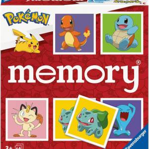 [Prime] Ravensburger Memory® Pokémon – klassisches Gedächtnisspiel mit 32 Kartenpaaren (ab 3 Jahren)