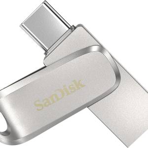 SanDisk Ultra Dual Drive Luxe 512 GB – USB-C & USB-A Speicher-Stick (400 MB/s, USB 3.2)